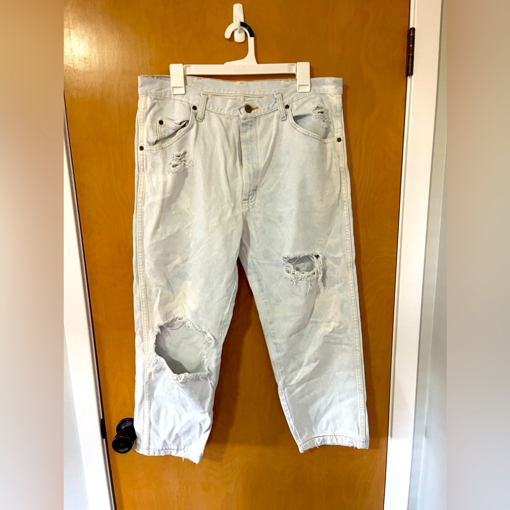Wrangler cropped mom jeans